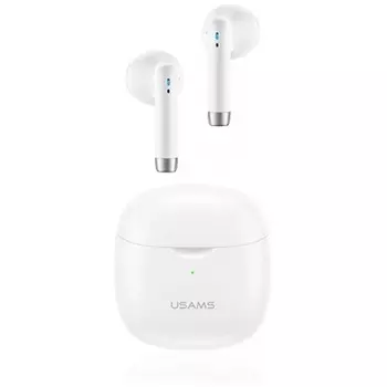 Наушники USAMS с микрофоном (TWS) USAMS-IA04, белые (BHUIA02)