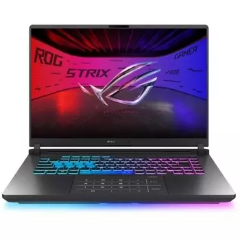 Ноутбук Asus ROG Strix G16 G615LW-S5080 Core Ultra 9 275HX 32Gb SSD1Tb NVIDIA GeForce RTX5080 16Gb 16" IPS WQXGA (2560x1600) без ОС grey WiFi BT Cam (90NR0LG1-M00330)