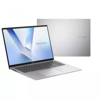 Ноутбук Asus VivoBook 16 M1607KA-MB037 Ryzen AI 5 340 16Gb SSD512Gb AMD Radeon 840M 16" IPS WUXGA (1920x1200) без ОС silver WiFi BT Cam (90NB15F2-M001C0)