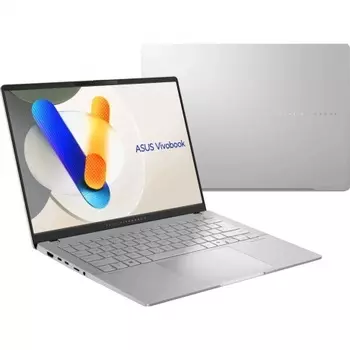 Ноутбук ASUS Vivobook S14 M5406WA Ryzen AI 9 365 24Gb SSD 1Tb AMD Radeon 880M Graphics 14 WUXGA OLED 75Вт*ч No OS Серебристый M5406WA-QD127 90NB14P1-M007L0