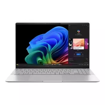 Ноутбук ASUS Vivobook S15 S5507QA-MA006W Qualcomm Snapdragon X Elite X1E-78-100/16Gb/1Tb/15.6"/OLED /2.8K/120Hz/Win11/Silver(90NB14Q2-M005E0)