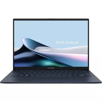 Ноутбук Asus Zenbook 14 OLED UX3405MA-QD992 Core Ultra 9 185H 16Gb SSD512Gb Intel Arc 14" OLED FHD+ (1920x1200) без ОС blue WiFi BT Cam Bag (90NB11R1-M01SU0)