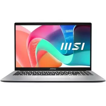 Ноутбук MSI Modern 15 F13MG-201XRU Intel Core i5-1335U/16Gb/SSD512Gb/15.6"/IPS/FHD/60Hz/NoOS/Silver (9S7-15S122-201)