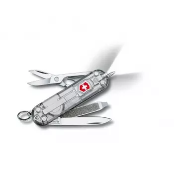 Нож-брелок Victorinox Classic Signature Lite, 58 мм, 7 функций, серебристый 0.6226.T7