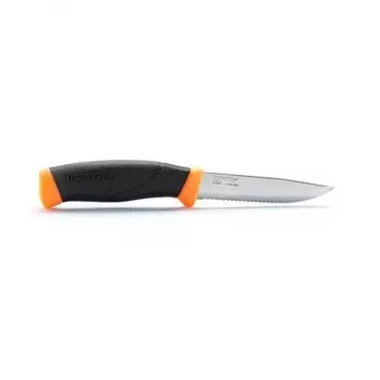 Нож Morakniv Companion F Serrated, нержавеющая сталь, оранжевый