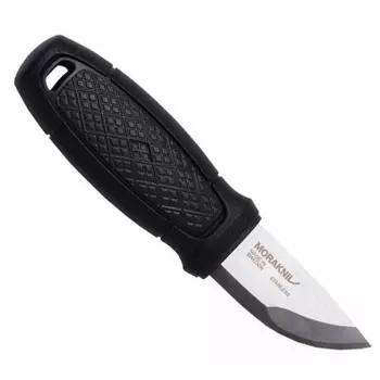 Нож Morakniv Eldris, нержавеющая сталь, цвет черный, с ножнами