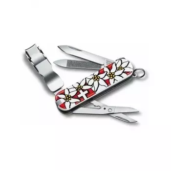 Нож Victorinox Classic Nail Clip 580, 65 мм, 8 функций, "Edelweiss" 0.6463.840