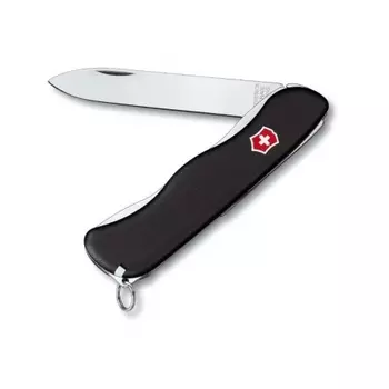 Нож Victorinox Sentinel, 111 мм, 4 функции, с фиксатором лезвия, черный