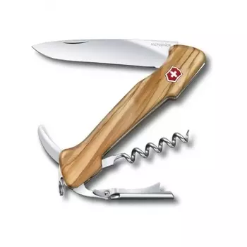 Нож Victorinox Wine Master, 130 мм, 6 функций, оливковое дерево