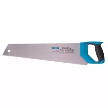 Ножовка по дереву PIRANHA,усил.трапецев.полотно,500 мм,11-12TPI,зуб3D,кален.зуб,2-комп.рук.// Gross