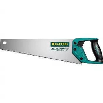 Ножовка универсальная ?Alligator Universal 7?, 400 мм, 7 TPI 3D зуб, KRAFTOOL