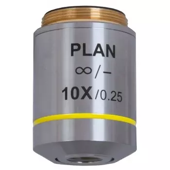 Объектив планахроматический Levenhuk MED 10x/беск