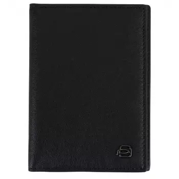 Обложка для документов Piquadro Black Square черный, натур.кожа