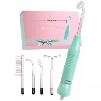 Оборудование для дарсонвальной терапии Gezatone BP-7000 (5 насадок), бирюзовый