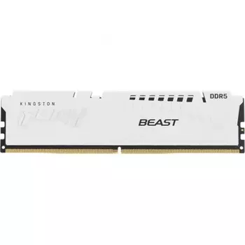 Оперативная память Kingston DDR5 DIMM FURY Beast White 32Gb, 6400Mhz, [KF564C32BW-32] CL32
