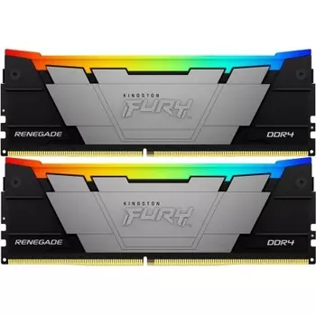 Оперативная память Kingston FURY Beast Black RGB DDR4 DIMM 32Gb (kit 2x16Gb), 3200Mhz (KF432C16RB12AK2/32)