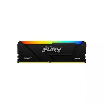 Оперативная память Kingston Fury Beast RGB RTL Gaming DDR4 DIMM 3600MHz CL18 - 16Gb KF436C18BB2A/16