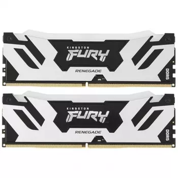 Оперативная память Kingston Fury Renegade Silver/Black 32GB DDR5 RGB XMP (KF580C38RSAK2-32)