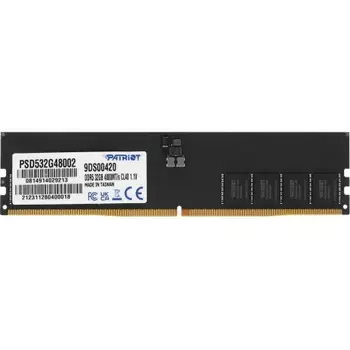 Оперативная память Patriot DDR5 1x32ГБ 4800МГц, DIMM (PSD532G48002)