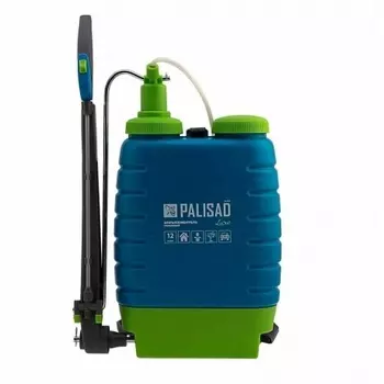 Опрыскиватель 12 л, ранцевый, с насосом, шлангом, разбрызгивателем// Palisad