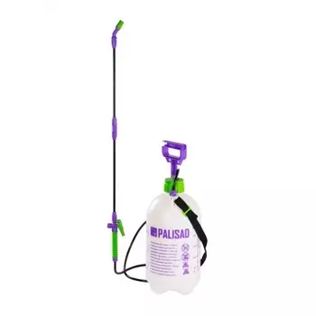 Опрыскиватель 7 л, ручной, насосом, шлангом, разбрызгивателем// Palisad