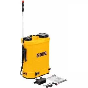 Опрыскиватель ранцевый аккумуляторный D-16LA, 16 л, 12 В, 8 Ач// Denzel