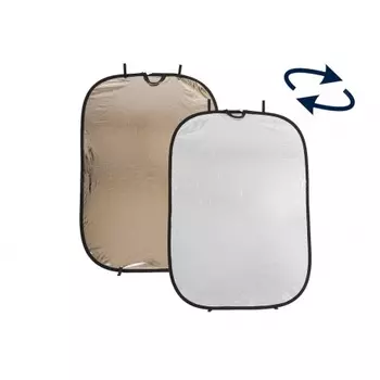 Отражатель Lastolite LL LR7228 золотистый/мягкое серебро 1,2х1,8м