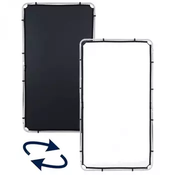 Отражатель Lastolite LL LR81221R SkyRapid Fab Black/White 1.1x2м