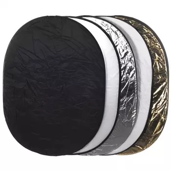 Отражатель света складной Bresser BR-TR1 «5 в 1» 90х120 см