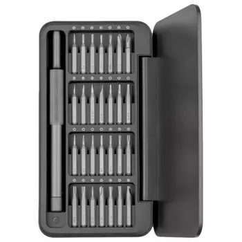 Отвёртка с набором бит HOTO 28-in-1 Precision Screwdriver Set (тёмно-серый, QWLSD009)