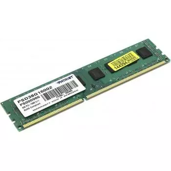 Память DDR3 Patriot 8Gb Signature Line (PSD38G16002)