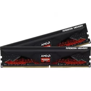 Память оперативная AMD Radeon 16GB DDR4 2666 DIMM R7 Performance Series Black (R7S416G2606U2K)