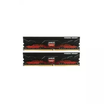 Память оперативная AMD Radeon 16GB DDR4 3200 DIMM R9 Gamers Series Black (R9S416G3206U2K)