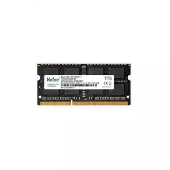 Память оперативная DDR3L Netac PC12800 4Gb 1600Mhz (NTBSD3N16SP-04)