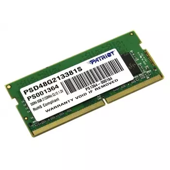 Память оперативная DDR4 Patriot Memory 8Gb 2133MHz (PSD48G213381S)