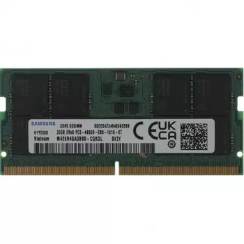 Память оперативная DDR5 Samsung 32Gb SO-DIMM DDR5 SEC (PC5-38400, 4800, CL40) 1.1V (M425R4GA3BB0-CQK)