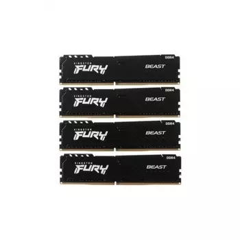 Память оперативная DDR 4 Kingston FURY Beast 32Gb 3600Mhz (KF436C17BBK4/32)