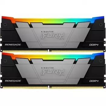 Память оперативная Kingston 16GB 4600MT/s DDR4 KF446C19RB2AK2/16 CL19 DIMM (Kit of 2) FURY Renegade RGB