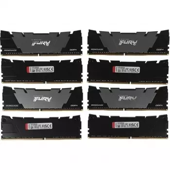 Память оперативная Kingston 256GB 3200MT/s DDR4 KF432C16RB2K8/256 CL16 DIMM (Kit of 8) FURY Renegade Black