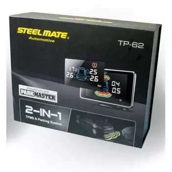 Парктроник ParkMaster TP-62-Black 6 врезных датчиков с разъемом, датчик давления на 4 колеса