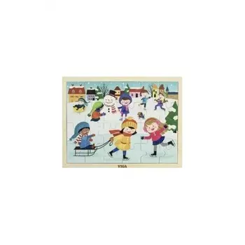 Пазл "Зима" (24 дет.) VIGA