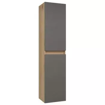 Пенал подвесной Teymi Ritta 35х150, универсальный, цвет дуб эврика/графит матовый T60526