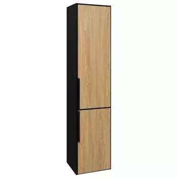 Пенал Runo правый подвесной дуб черный Мальта 35 (00-00001095)