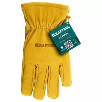 Перчатки KRAFTOOL EXTREM, XL (10) кожаные рабочие (1136-XL)