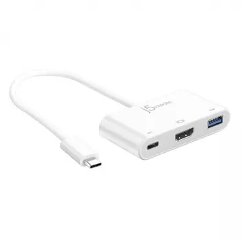Переходник j5create USB-C на HDMI и USB Type-A 3.0/Power Delivery (JCA379)