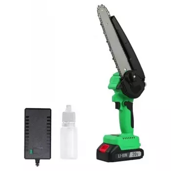 Пила цепная аккумуляторная бесщеточная Zitrek GreenSaw 20V (20В, 4,0Ач Li-ion аккум. 1шт, ЗУ)