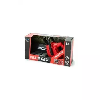 Пила CHAIN SAW на батарейках (звук)в коробке звук мотора, движение цепи KY1068-109