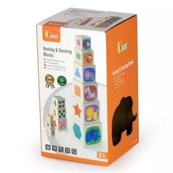 Пирамидка-кубики в коробке VIGA VG50392