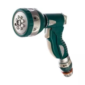 Пистолет поливочный RACO 341C, 1/2?, 8 режимов, с соединителем металлический с TPR (4256-55/341C)