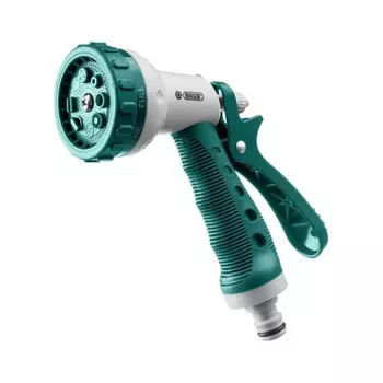 Пистолет поливочный RACO 508C, 8 режимов, курок сзади, пластиковый с TPR (4255-55/508C-18)